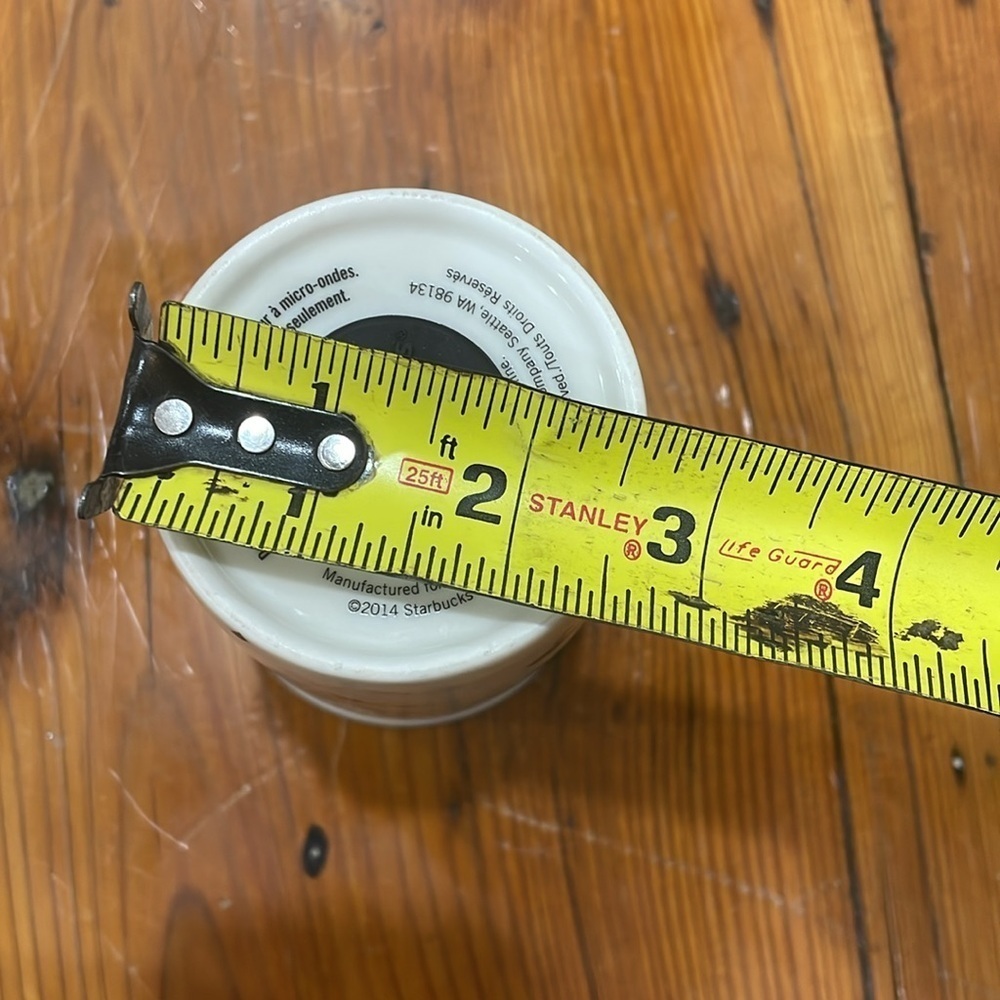 Starbucks Ceramic Mug 2014 Holiday 12 Oz, Confetti Sparkle - Picture 5 of 8